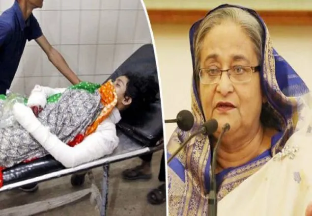 দগ্ধ মাদরাসা ছাত্রীকে সিঙ্গাপুর নিতে প্রধানমন্ত্রীর নির্দেশ