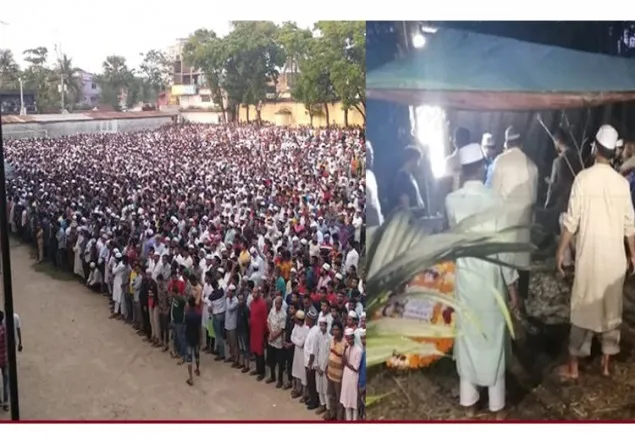 বাবার ইমামতিতে জানাজা, চিরনিদ্রায় শায়িত নুসরাত