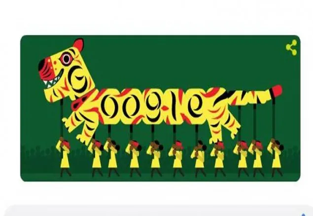 নববর্ষে গুগলের ডুডল