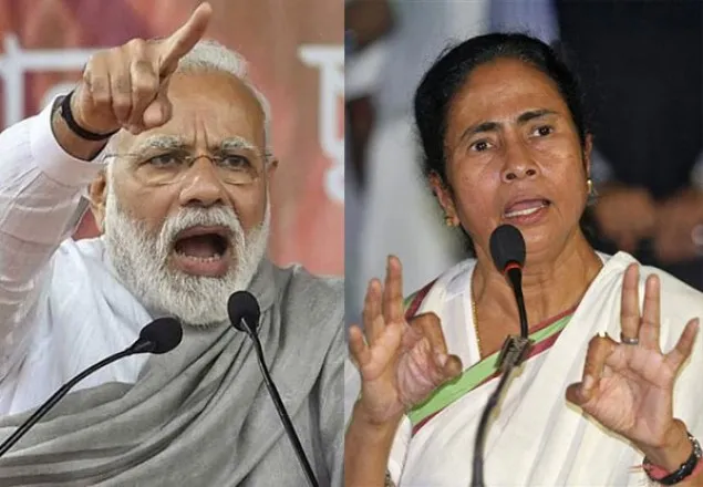 আপনার সারা শরীরে মানুষের রক্ত লেগে রয়েছে, মোদিকে মমতা