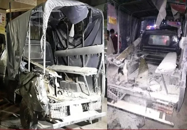 মালিবাগে পুলিশভ্যানে বিস্ফোরণ: আইএস’র দায় স্বীকার 