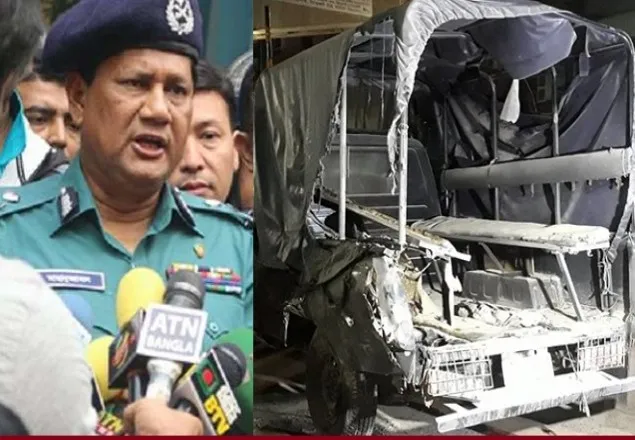 পুলিশের গাড়িতে বিস্ফোরিত বোমা আগেই পেতে রাখা ছিল: ডিএমপি 