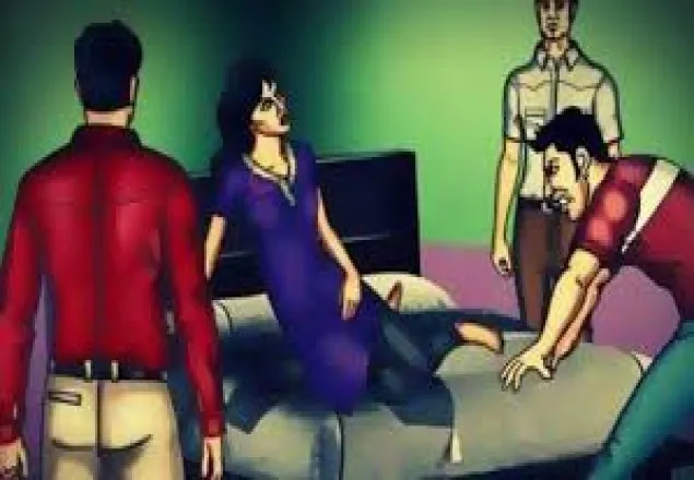 সৎ বাবার সহযোগিতায় মেয়ে গণধর্ষণের শিকার