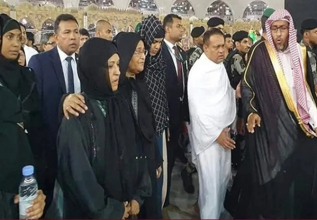 শেখ হাসিনার পবিত্র ওমরাহ পালন
