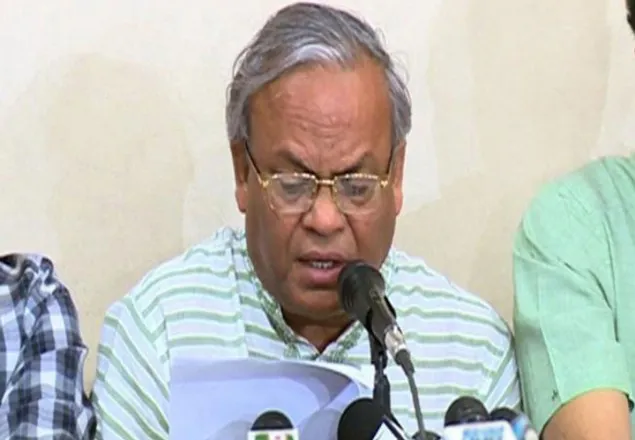 এ কে খন্দকারকে ক্ষমা চাইতে বাধ্য করা হয়েছে: রিজভী