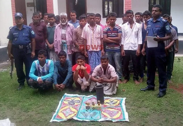 গাইবান্ধায় বিশেষ অভিযানে আটক ৩৬