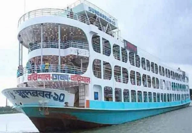 সুন্দরবন-১০ লঞ্চে আগুন, অল্পের জন্য রক্ষা পেলেন যাত্রীরা