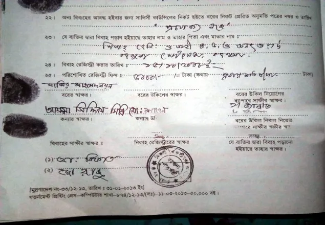 হত্যাকারী নয়নের সাথে প্রথম বিয়ে হয়েছিল মিন্নির!