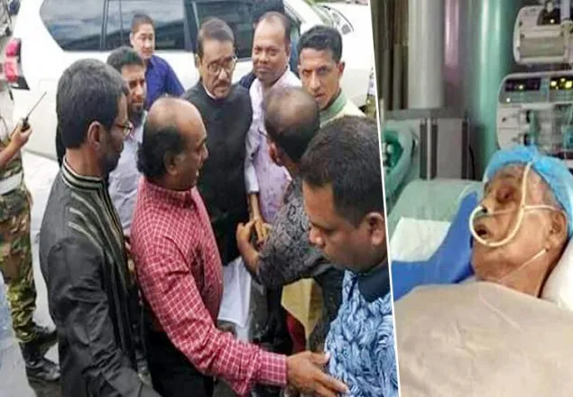 এরশাদকে দেখতে সিএমএইচে ওবায়দুল কাদের