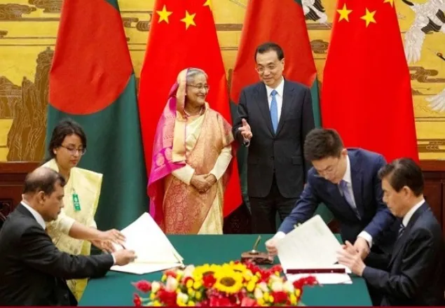 চীনা প্রধানমন্ত্রীর সঙ্গে শেখ হাসিনার বৈঠক, চুক্তি-সমঝোতা স্মারক সই 