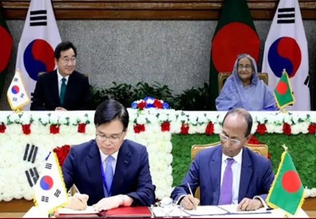শেখ হাসিনা ও লি নাক ইয়ন বৈঠক, ৩ চুক্তি সই
