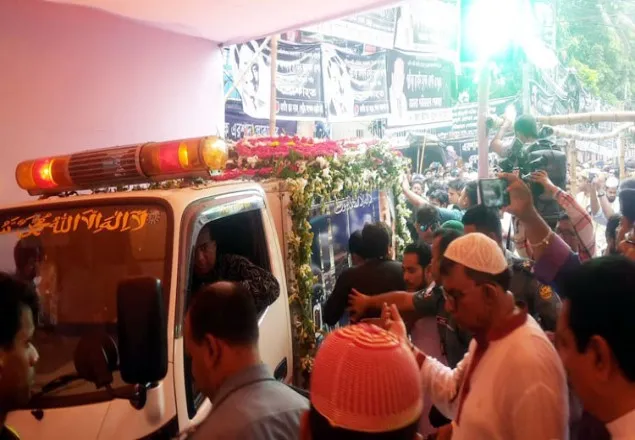 রংপুর পৌঁছেছে এশাদের মরদেহ