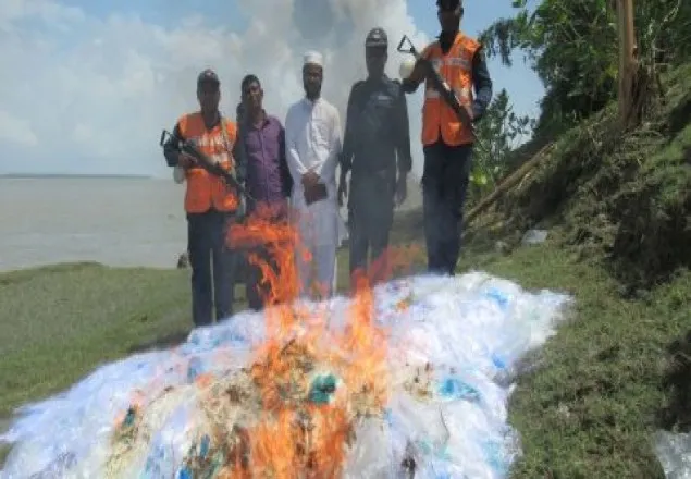 ভোলায় অভিযানে কোটি টাকার কারেন্ট জাল জব্দ