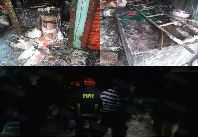 চৌমুহনীতে দোকান পুড়ে ছাই; ৪ কোটি টাকার ক্ষয়ক্ষতি