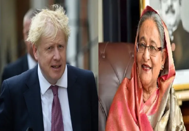 বরিস জনসনকে শেখ হাসিনার অভিনন্দন
