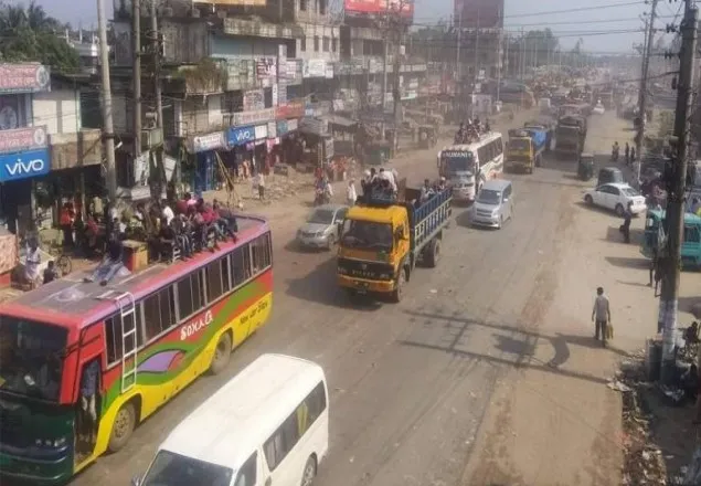 অবশেষে উত্তরবঙ্গগামী বঙ্গবন্ধু সেতু মহাসড়ক স্বাভাবিক