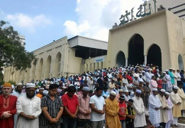 বায়তুল মোকাররমে ঈদুল আজহার জামাত অনুষ্ঠিত 