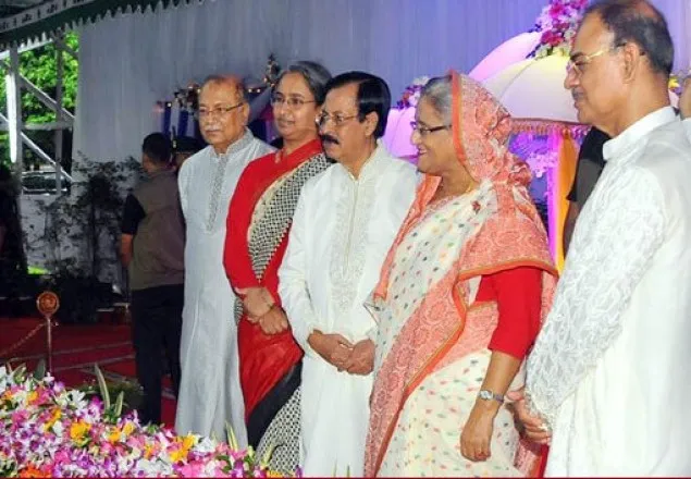 ঈদের শুভেচ্ছা বিনিময় করলেন প্রধানমন্ত্রী 