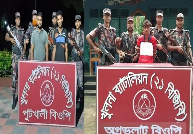বেনাপোলে অবৈধ অনুপ্রবেশকারীসহ আটক ৩