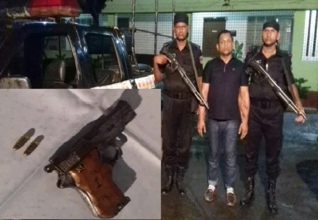 কুখ্যাত সন্ত্রাসী ডিশ বাদল আটক