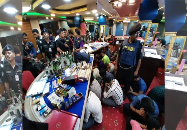 ফকিরাপুলে ক্যাসিনোতে আটক ১৪২ জনকে কারাদণ্ড