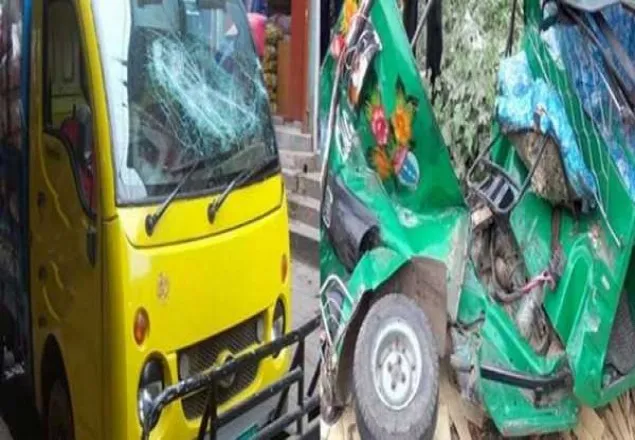 সুনামগঞ্জে সিএনজিকে ট্রাকের ধাক্কা, নিহত ১