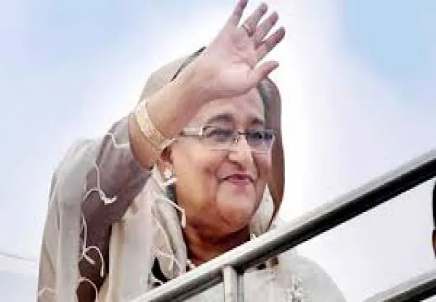  দেশের পথে প্রধানমন্ত্রী শেখ হাসিনা