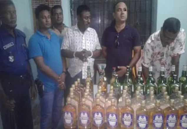মাগুরায় ৬৫ বোতল মদসহ আটক ১