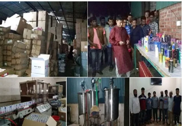 ৫০ কোটি টাকার নকল প্রসাধনী ও ইলেকট্রনিকস পণ্য জব্দ