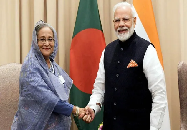 নয়াদিল্লিতে বৈঠকে হাসিনা-মোদি