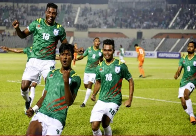 ভারতের বিপক্ষে ১-০ গোলে এগিয়ে বাংলাদেশ