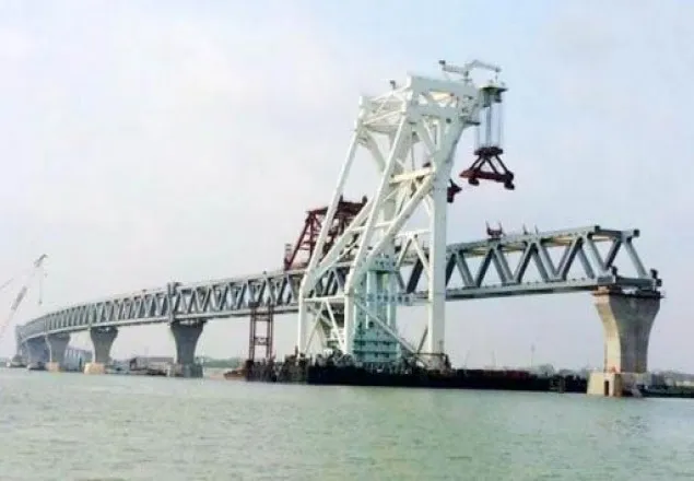 দৃশ্যমান হলো পদ্মাসেতুর ২২৫০ মিটার