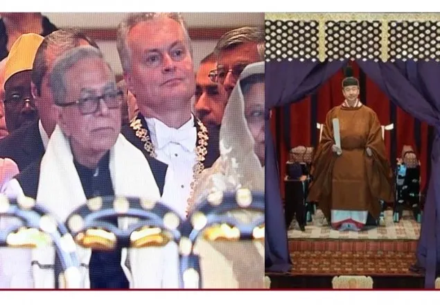জাপান সম্রাটের অভিষেক অনুষ্ঠানে যোগ দিলেন রাষ্ট্রপতি 