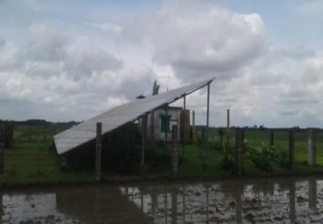 ঝিনাইদহে ৫ টি সোলার পাম্প ১বছরেই অচল, সেচের অভাবে ৫শ বিঘা জমি