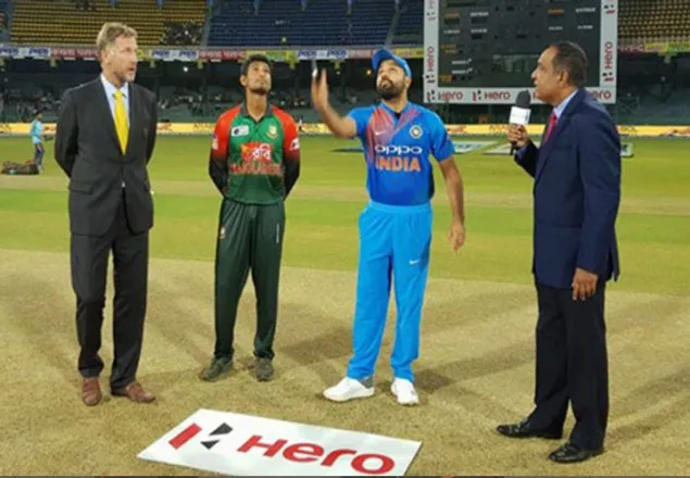 টস জিতে বোলিংয়ে বাংলাদেশ
