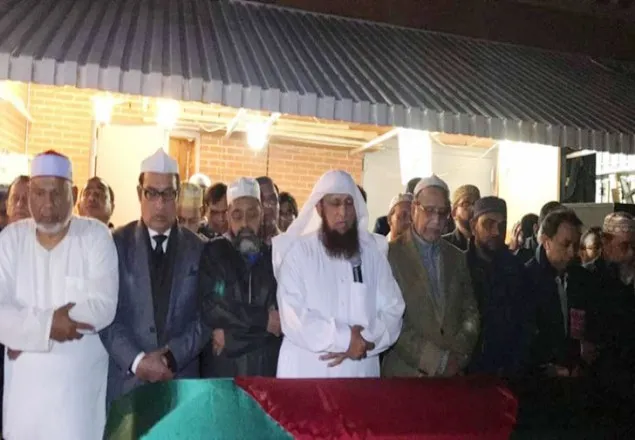 নিউইয়র্কে খোকার প্রথম জানাজা অনুষ্ঠিত