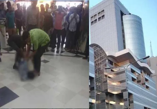 বসুন্ধরা শপিংমল থেকে লাফিয়ে যুবকের আত্মহত্যা