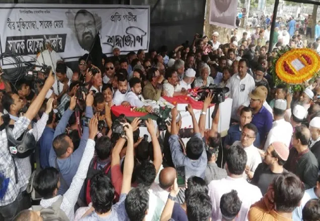 কেন্দ্রীয় শহীদ মিনারে খোকার লাশ, সকলের শ্রদ্ধা