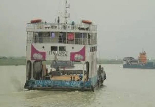 কাঁঠালবাড়ী রুটে পরীক্ষামূলক ফেরি চলাচল