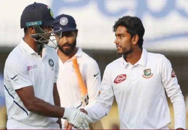 দ্বিতীয় দিন শেষে ভারতের লিড ৩৪৩ রান 