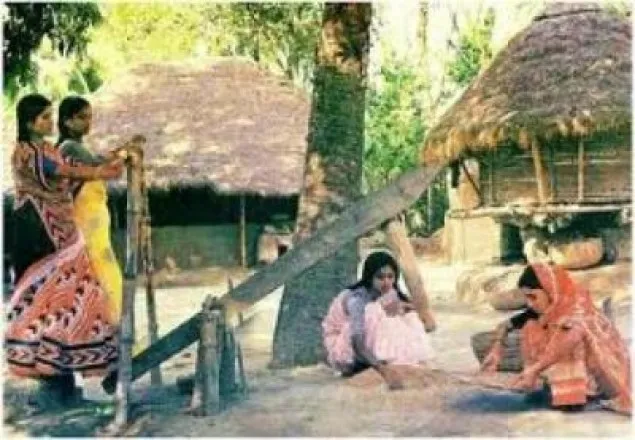 গ্রামগুলোতে চলছে নবান্ন উৎসব