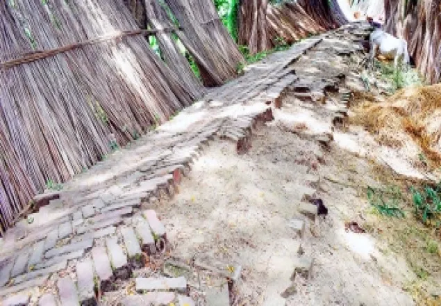 মাগুরার মোহাম্মদপুরে রাস্তার বেহাল দশা, জনদূর্ভোগ চরমে