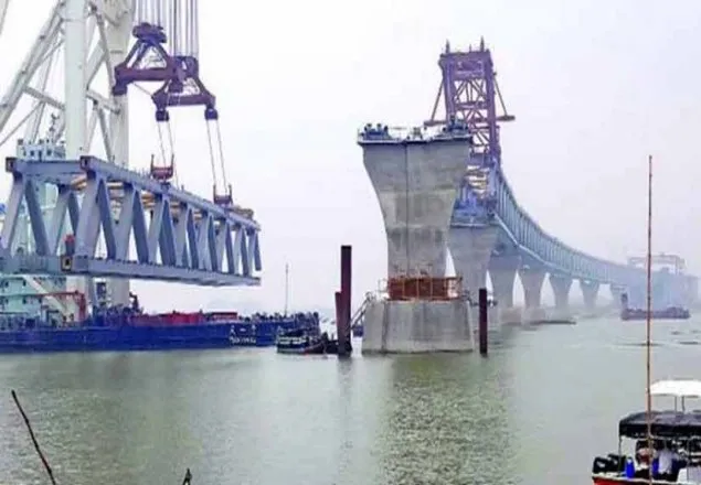 পদ্মা সেতুর ১৭তম স্প্যান বসছে আজ