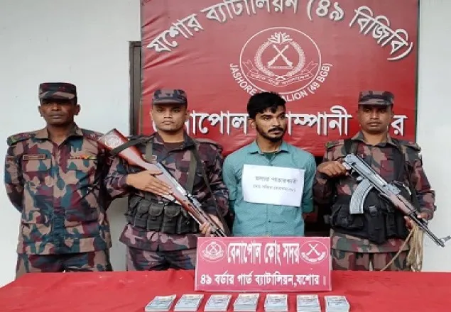 বেনাপোল সীমান্তে ৬৫ হাজার ইউএস ডলারসহ আটক ১