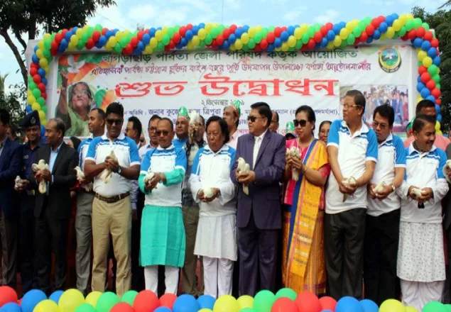 পার্বত্যচুক্তির ২২ বছর পূর্তি উপলক্ষে খাগড়াছড়িতে বর্ণাঢ্য শোভাযাত্রা