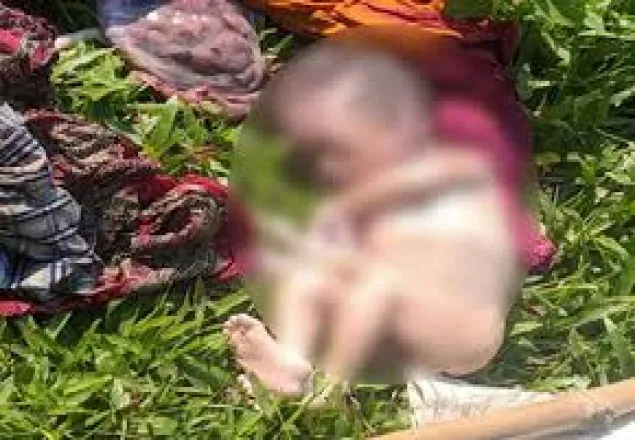 পলিথিনে মোড়ানো নবজাতকের লাশ উদ্ধার