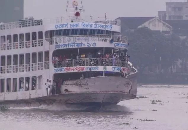 মেঘনায় দুই লঞ্চের সংঘর্ষের ঘটনায় ৪ সদস্যের তদন্ত কমিটি