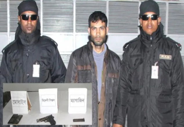 লালমনিরহাটে বিদেশি পিস্তলসহ অস্ত্র ব্যবসায়ী গ্রেফতার