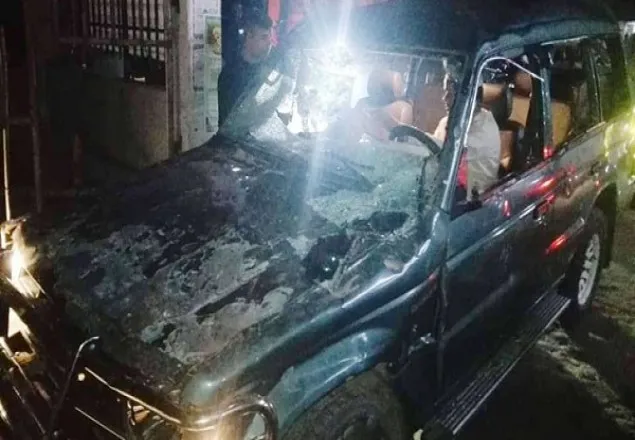 শিক্ষকের পদত্যাগ দাবিতে ইউএনওর গাড়ি ভাঙচুর, আটক ২২