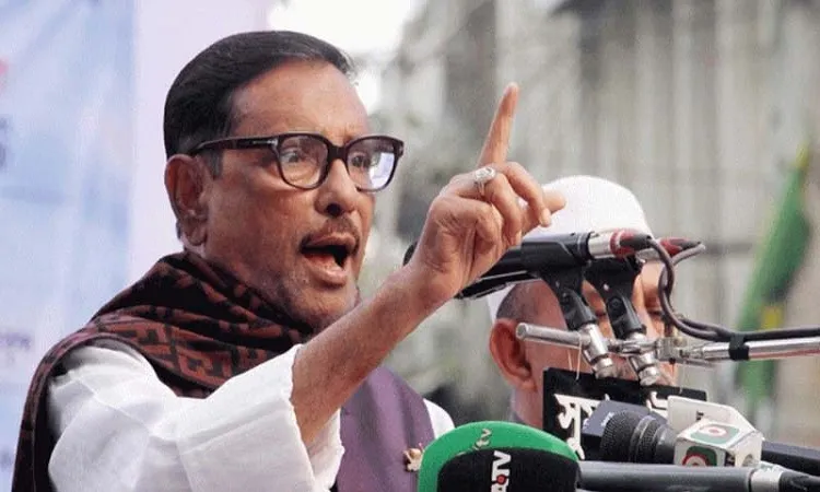 কে ভিসানীতি দিল তাতে শেখ হাসিনার কোনো মাথাব্যথা নেই: কাদের